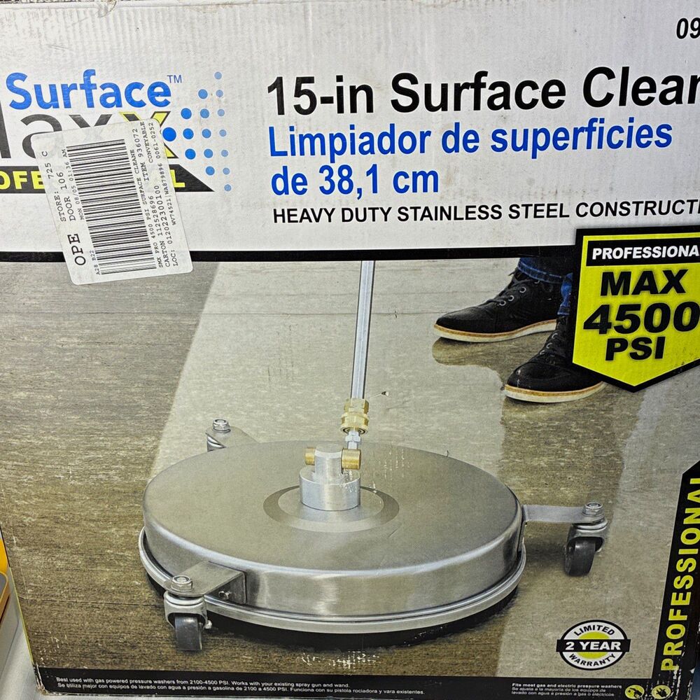 Surface Maxx Professional 15-in Surface Cleaner Attachment 4500 PSI 0936072